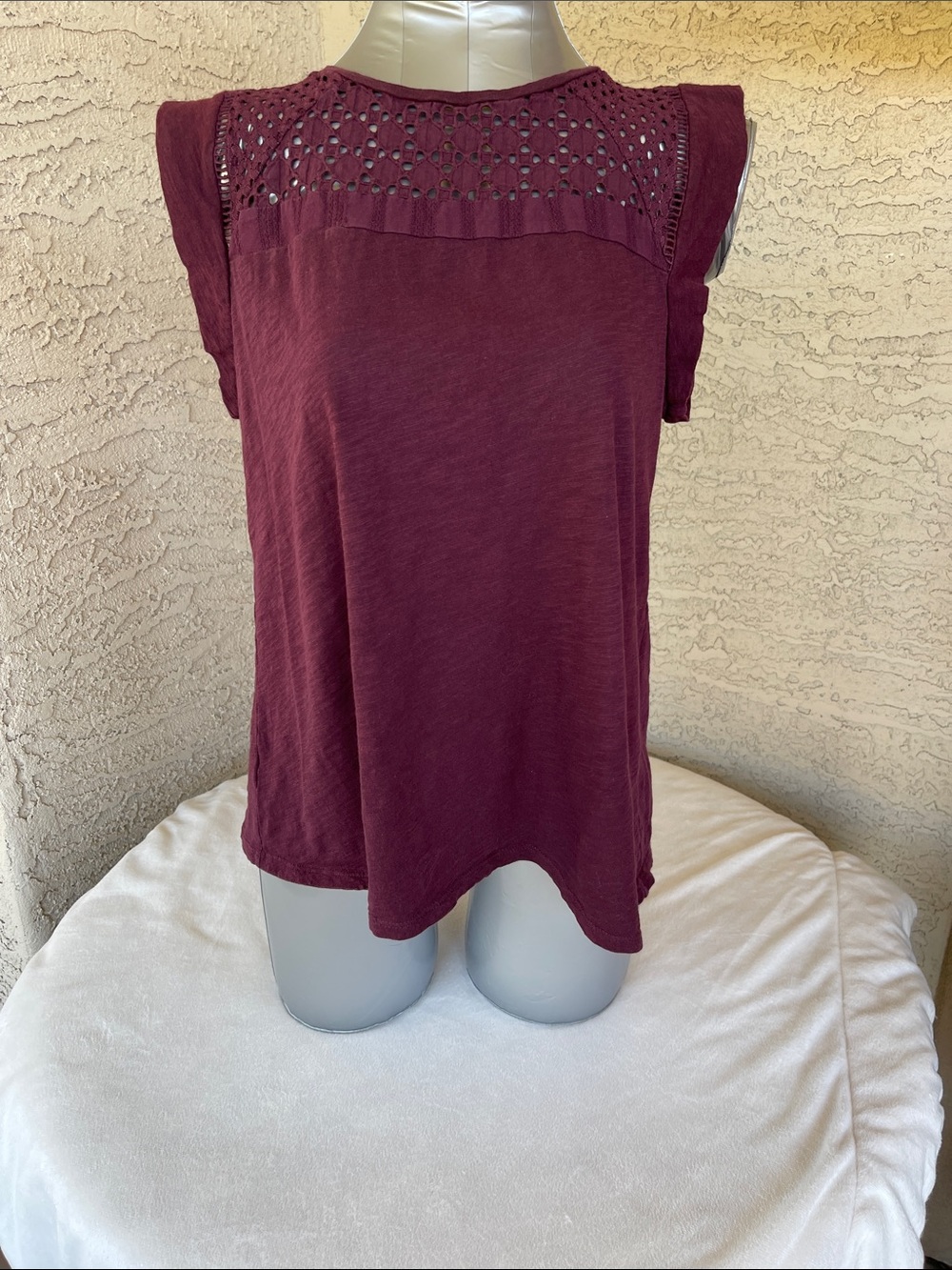 Loft Vintage Soft top 100% cotton? Material tag missing